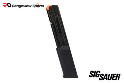 *MIL/LE Overrun*SIG Sauer P320/FLUX 9mm Extended Magazine, Black - 10/30Rd