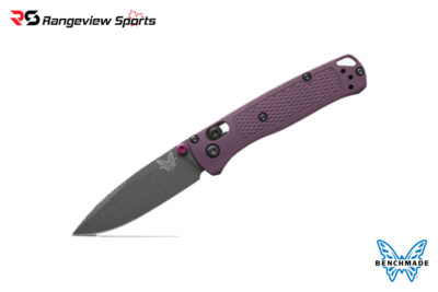 Benchmade Mini Bugout 533GY-09 Folding Knife, Dark Purple Grivory