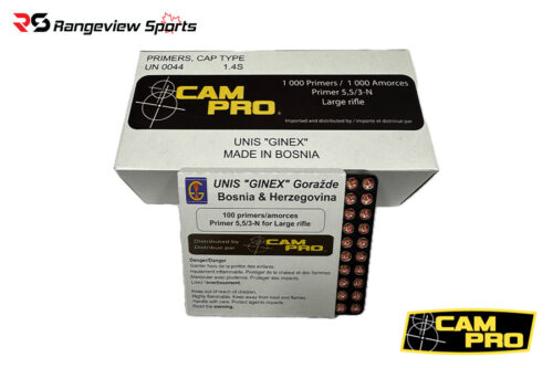 Campro Unis Ginex Large Rifle Primers - 1000Ct