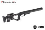 KRG Whiskey-3 Remington 700 SA w/ Enclosed Forend w/ Integral Arca Rail Folding Chassis - Black