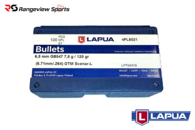Lapua Bullet 6.5mm 120gr Scenar-L Projectile - 100Ct