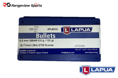 Lapua Bullet 6.5mm 123gr Scenar Projectile - 100Ct