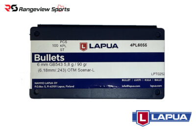 Lapua Bullet 6mm 90gr Scenar-L Projectile - 100Ct