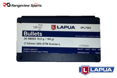 Lapua Bullet .308 155gr Scenar-L Projectile - 100Ct
