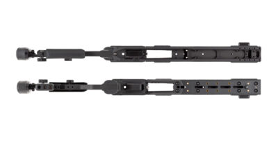 KRG Whiskey-3 Remington 700 SA w/ Enclosed Forend w/ Integral Arca Rail Folding Chassis - Black - Image 8
