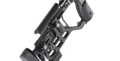 KRG Whiskey-3 Remington 700 SA w/ Enclosed Forend w/ Integral Arca Rail Folding Chassis - Black - Image 5