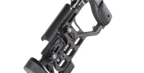 Krg Whiskey-3 Remington 700 Sa W/ Enclosed Forend W/ Integral Arca Rail Folding Chassis - Black - Image 5