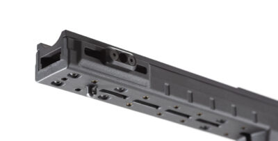 KRG Whiskey-3 Remington 700 SA w/ Enclosed Forend w/ Integral Arca Rail Folding Chassis - Black - Image 3