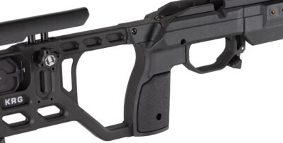 KRG Whiskey-3 Remington 700 SA w/ Enclosed Forend w/ Integral Arca Rail Folding Chassis - Black - Image 4
