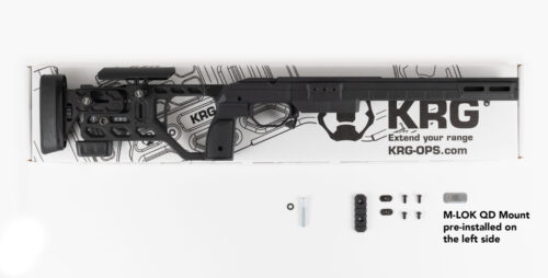 Krg Whiskey-3 Remington 700 Sa W/ Enclosed Forend W/ Integral Arca Rail Folding Chassis - Black - Image 12