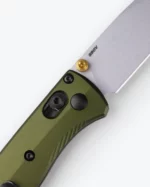 Benchmade Mini Bugout 533SL-10 Folding Knife - Woodland Green Aluminum - Image 4