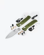 Benchmade Mini Bugout 533SL-10 Folding Knife - Woodland Green Aluminum - Image 5