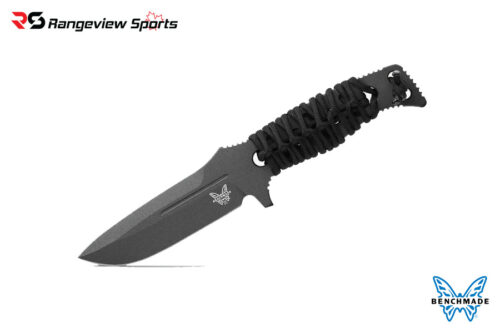 Benchmade Fixed Adamas 375BK-1 Fixed Blade Knife - Black Paracord Benchmade Fixed Adamas 375Bk-1 Fixed Blade Knife - Black Paracord