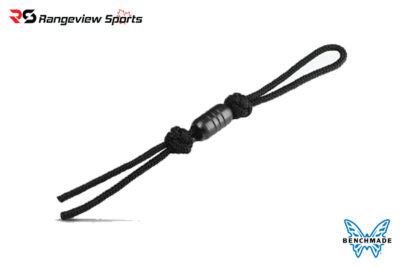 Benchmade Lanyard 104331F, SS Bead - Black PVD