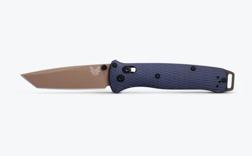 Benchmade Bailout 537Fe-02 Folding Knife - Crater Blue Aluminum - Image 3