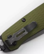 Benchmade Bailout 537GY-1 Folding Knife w/ Aluminum Handle - Woodland Green - Image 4