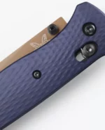 Benchmade Bailout 537FE-02 Folding Knife - Crater Blue Aluminum - Image 5