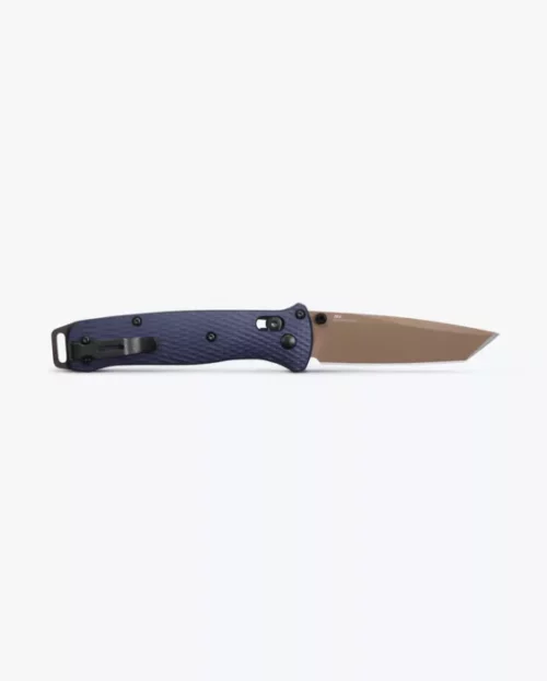 Benchmade Bailout 537Fe-02 Folding Knife - Crater Blue Aluminum - Image 2