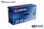 Lapua X-ACT 22 LR Rimfire Ammo, 40gr LRN - 50Rds