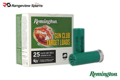 Remington Gun Club Target Load, 12Ga 2 3/4" #7.5 Shot 1 1/8oz 1200FPS - 25Rds Remington Gun Club Target Load, 12Ga 2 3/4&Amp;Quot; #7.5 Shot 1 1/8Oz 1200Fps - 25Rds