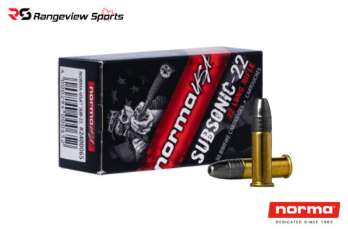 Norma Subsonic 22 Lr Rimfire Ammo, 40Gr Lhp - 50Rds | Rangeview Sports Canada