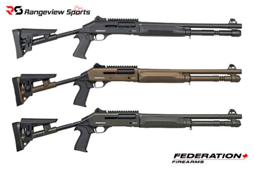 Federation Firearms Sa-4 Shotgun, 3'' 12Ga 18.6'' Barrel