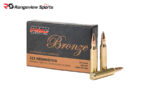 PMC Bronze 223 Rem Rifle Ammo, 55Gr FMJBT - 20Rds