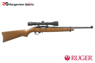 Ruger 10/22 Carbine w/Mounted Scope, 22 LR 18.5'' Barrel