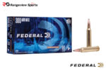 Federal Power-Shok 300 Win Mag Rifle Ammo, 180gr JSP - 20Rds