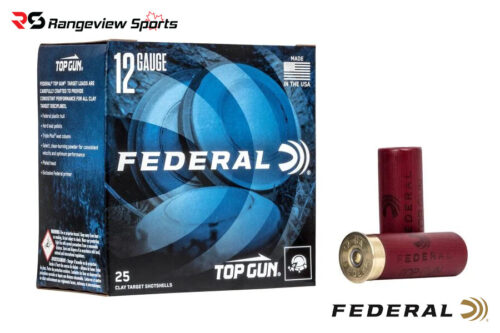 11-61.jpg Federal Top Gun Target Load, 12Ga 2 3/4&Amp;Quot; #7.5 Shot 1Oz 1180Fps - 25Rds - Image 1