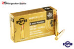 PPU Match Line 8mm Mauser Rifle Ammo, 200gr FMJ BT- 20Rds