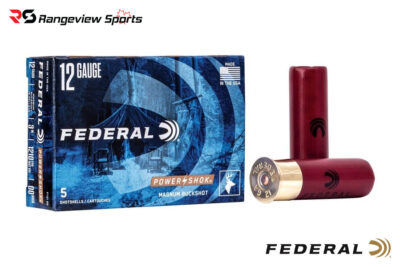 Federal Power-Shok Buckshot, 12Ga 3″ 00 Buckshot 15Pellets - 5Rds
