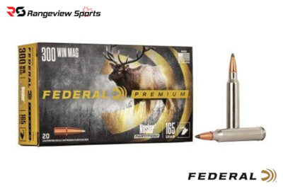 Federal Premium 300 Win Mag Rifle Ammo, 165gr Nosler Partition - 20Rds