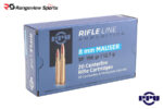 PPU 8mm Mauser Rifle Ammo, 196gr SP - 20Rds