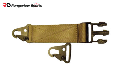 TAB Gear PRS Sling Conversion Fastex Buckle with HK Hooks - Coyote Brown