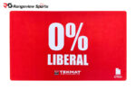 TekMat Zero Percent Liberal Door Mat - Red