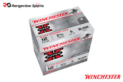 Winchester 2 3/4 12Ga Blanks, Black Powder Load - 25Rds