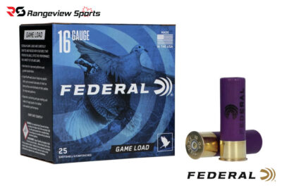 Federal Game Shok Game Load, 16Ga 2 3/4" #6 Shot 1oz 1165FPS - 25Rds