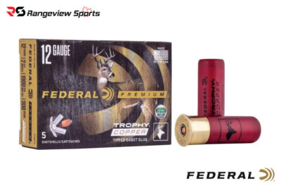 Federal Premium Trophy Copper Sabot Slug, 12Ga 2 3/4″ Tipped Slug 300gr 1900FPS - 5Rds