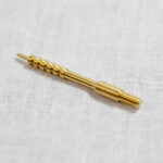J Dewey .22/.223 Caliber Brass Pointed Jag - Male Threaded