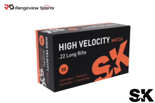 sk-high-velocity-match-22-lr-rimfire-ammo-40gr-lrn-E28093-50rdsbox-rangeview-sports-canada.jpg Sk High Velocity Match 22 Lr Rimfire Ammo, 40Gr Lrn - 50Rds - Image 1