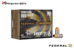 Federal Premium Personal Defense 9mm +P Pistol Ammo, 124gr HST JHP - 20Rds