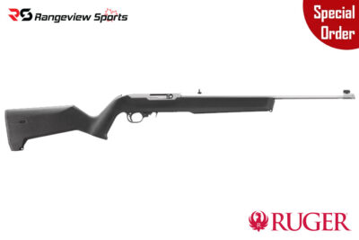 *Special Order* Ruger 10/22 Carbine Stainless, 22 LR 18.5'' Barrel, Black Magpul MOE X-22 Stock