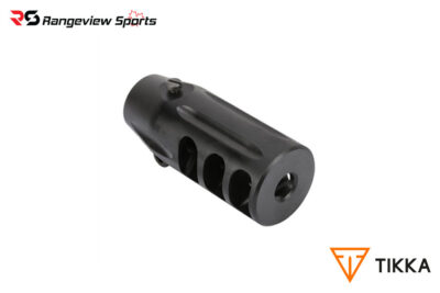 *No Packaging* Tikka Muzzle Brake for CTR/TAC A1/UPR, 5/8x24 Thread - Blued