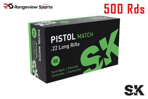 SK Pistol Match 22 LR Rimfire Ammo, 40gr LRN - 500Rds Sk Pistol Match 22 Lr Rimfire Ammo, 40Gr Lrn - 500Rds