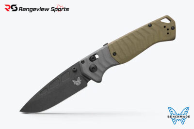 Benchmade PSK 593BK Gray & OD Green G10 Folding Knife w/ Open Assist