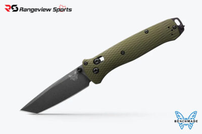 Benchmade Bailout 537GY-1 Folding Knife w/ Aluminum Handle - Woodland Green