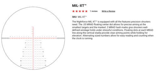 *Special Order* Nightforce Atacr 5-25X56Mm Ffp Riflescope - Image 9