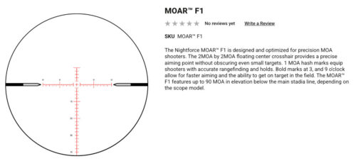 *Special Order* Nightforce Nx8 2.5-20X50Mm Ffp Riflescope - Image 9
