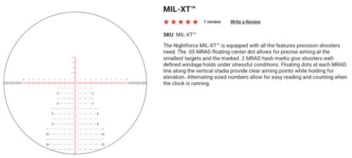 *Special Order* Nightforce Nx8 2.5-20X50Mm Ffp Riflescope - Image 12
